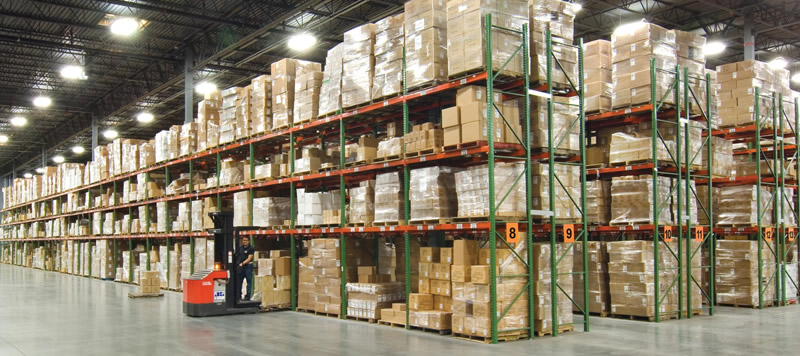 Industrial pallet racking warehouse in Fort Myers Florida